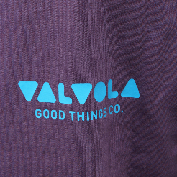 7175AG maglia uomo VALVOLA oversized violet print t-shirt man