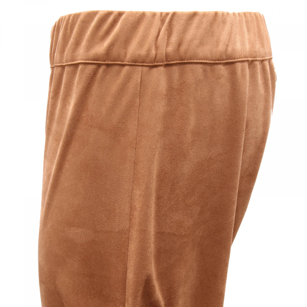 7185AN pantalone donna D.EXTERIOR woman eco-suede trousers