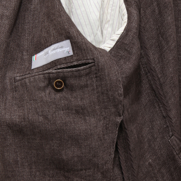 7185L giacca uomo marrone CANTARELLI lino giacche jackets coats men