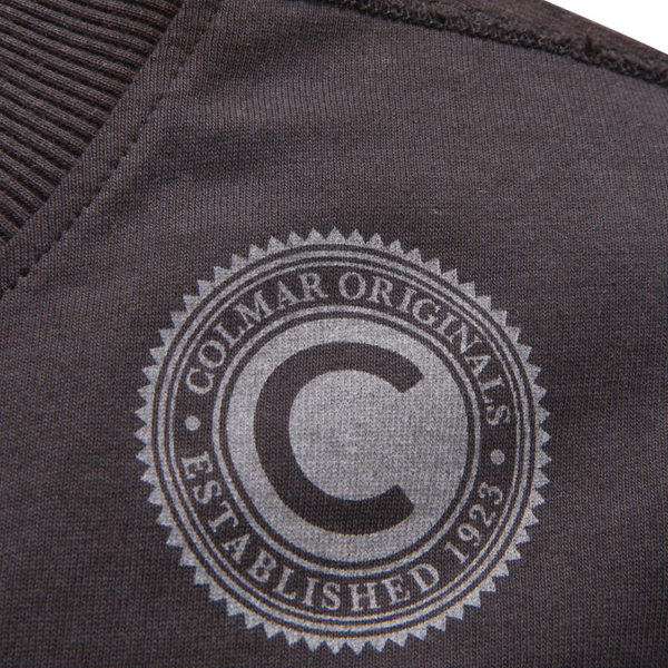 7190AT felpa uomo COLMAR man sweatshirt delavè black