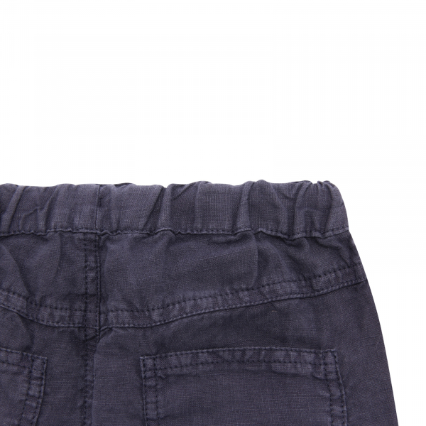 7191AP pantalone bimbo IL GUFO boy kid linen trousers