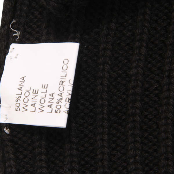 7205AT sciarpa uomo BIKKEMBERGS man scarf black