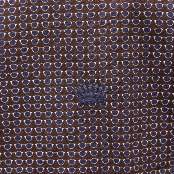 7206AL camicia uomo SONRISA SILVERY man shirt brown