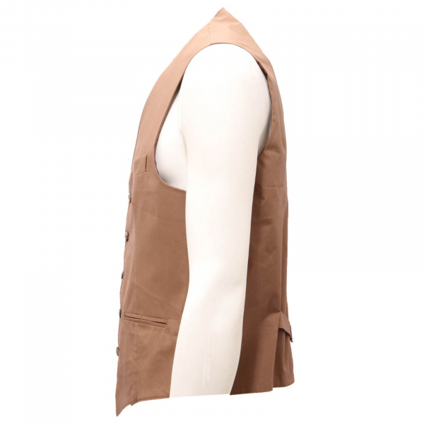 7218AH gilet uomo BERNESE MILANO light brown waistcoat man