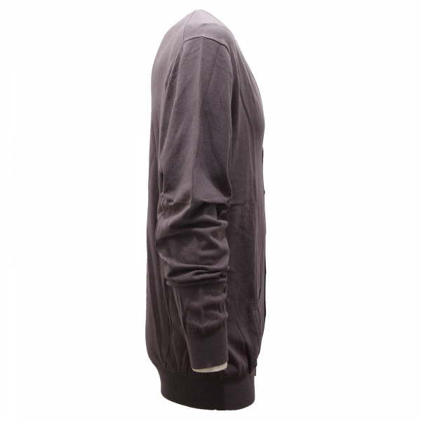 7239AC cardigan uomo LIU-JO UOMO cotton dark grey sweater men