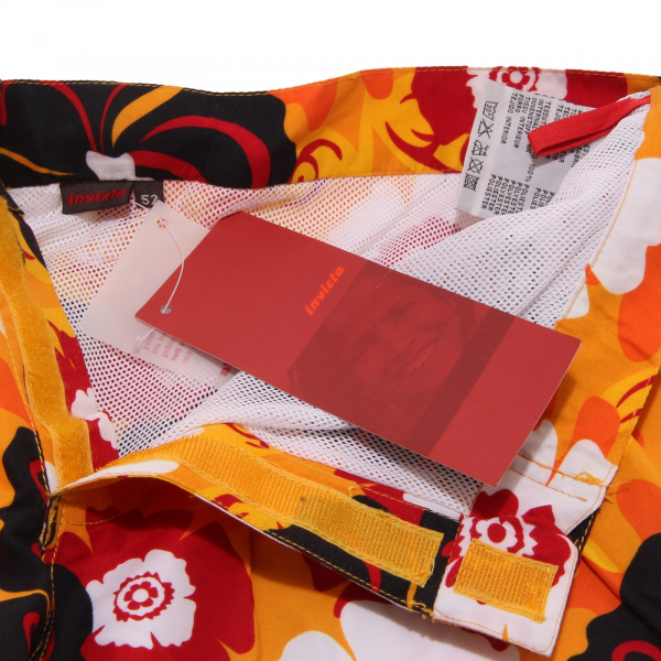 7268P costume boxer INVICTA fantasia arancione costume uomo beachwear men