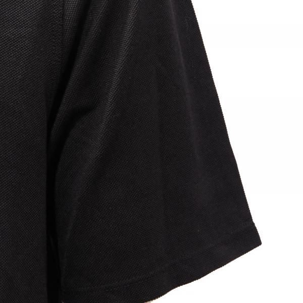 7287AG  maglia uomo ALPHA STUDIO black piquet silk/cotton t-shirt men