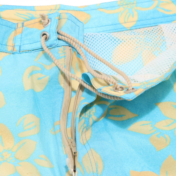 7293P costume boxer turchese QOCOA B fantasia fiori costume uomo beachwear men