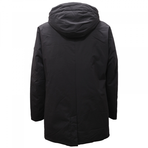 7296AE giubbotto uomo SAVE THE DUCK black padded jacket man