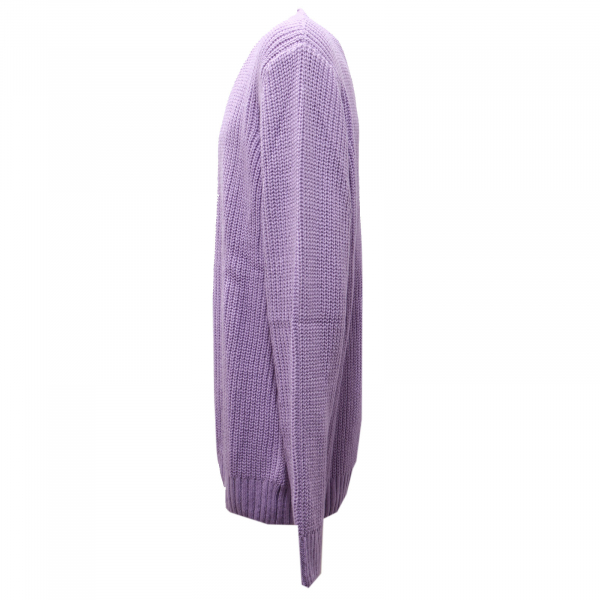 7300AG maglione uomo LOVED. lilac wool blend sweater man