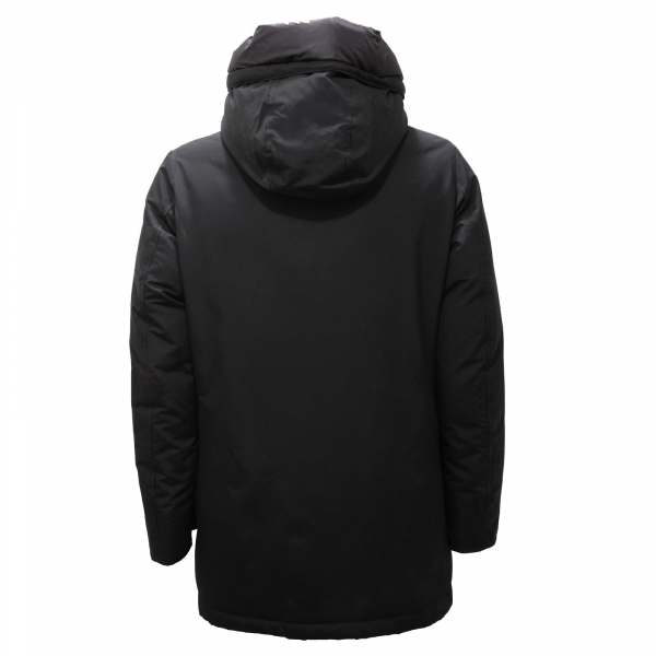 7301AE giubbotto uomo WOOLRICH black down padded jacket man