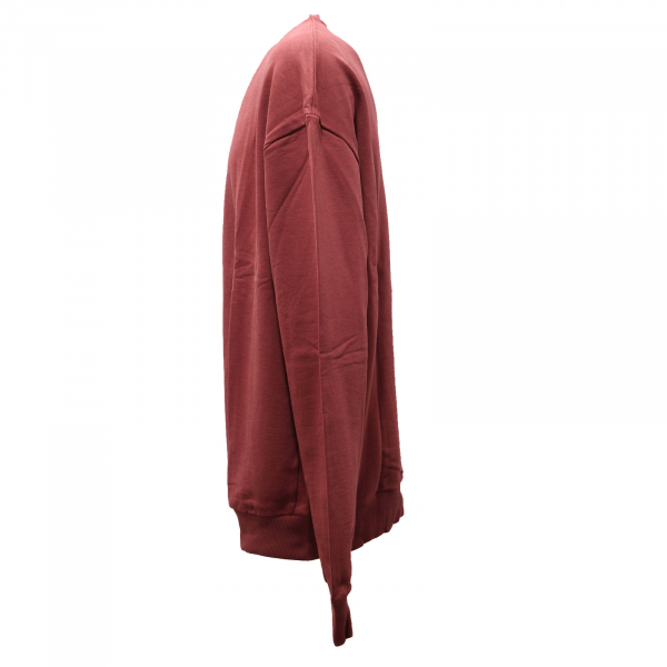 7314AG felpa uomo NO BRAND bordeaux cotton sweatshirt men