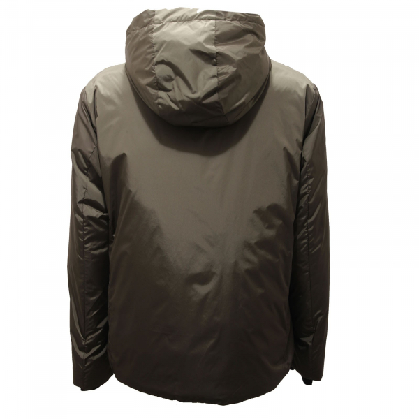 7327AE giubbotto uomo SAVE THE DUCK army green padded jacket man