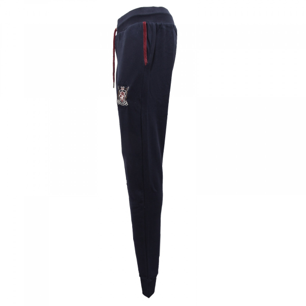 7347K pantalone tuta uomo BEVERLY HILLS POLO CLUB blue sweatpant man