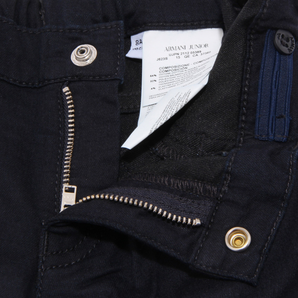 7366U pantalone bimba ARMANI JUNIOR blu pant trouser kid