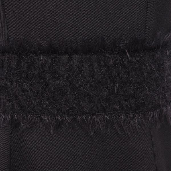 7382AF abito donna NEW YORK INDUSTRIE black wool dress woman