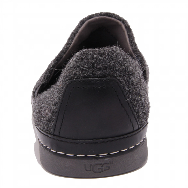 7394AA (WITHOUT BOX) wool mocassino uomo black melange UGG loafer man
