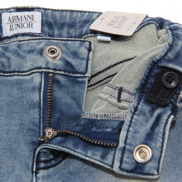 7396U jeans bimba ARMANI JUNIOR denim jeggins trouser kid