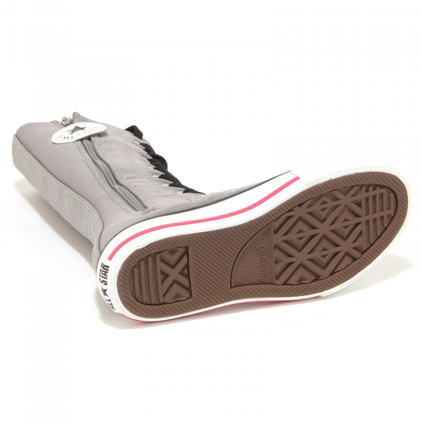 7403P sneaker alta CONVERSE ALL STAR grigio scarpa bimba shoe kid