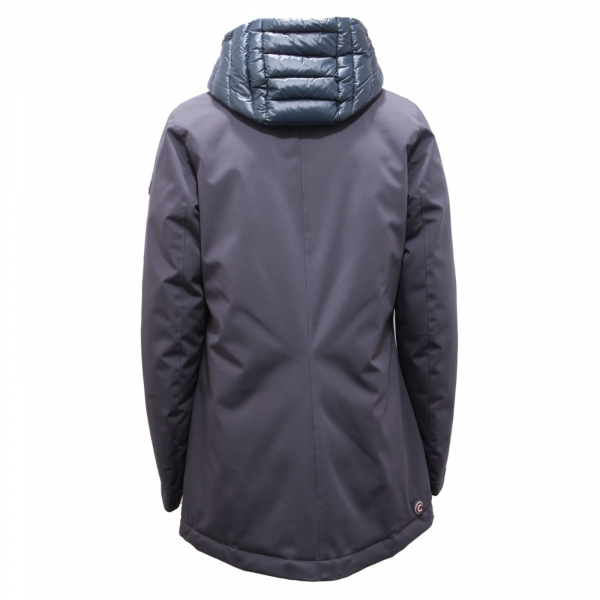 7428AI piumino donna COLMAR PURENESS woman down padded jacket blue 