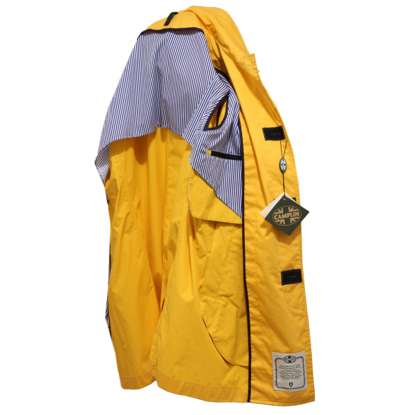 7452J trench uomo CAMPLIN spolverino cotton/poliestere yellow jacket man