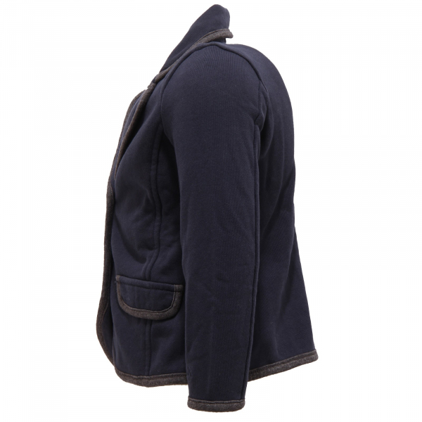 7458T giacca girl blue SUN 68 bimba cotton garzato jacket