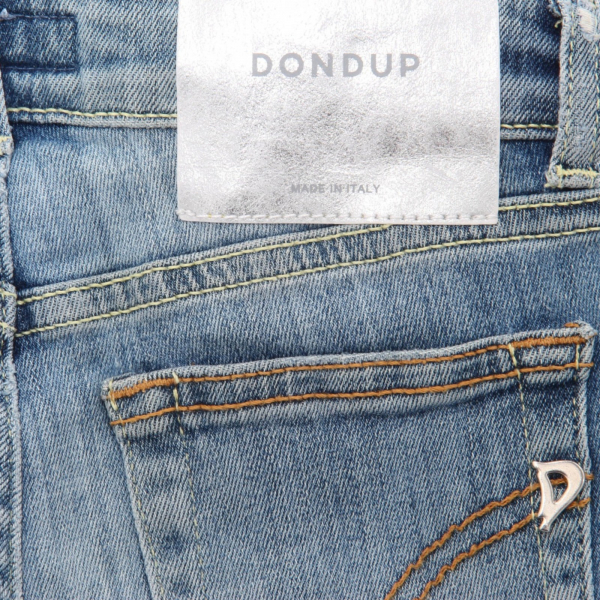 7534AH pantaloncini bimba girl DONDUP blue denim shorts