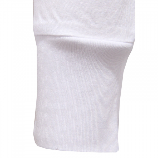 7535Y maglia bimbo boy DSQUARED2 VINTAGE cotton white t-shirt long sleeve