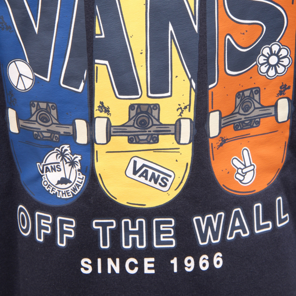 7581AV FELPA BIMBO VANS BOY KIDS SWEATSHIRT BLUE