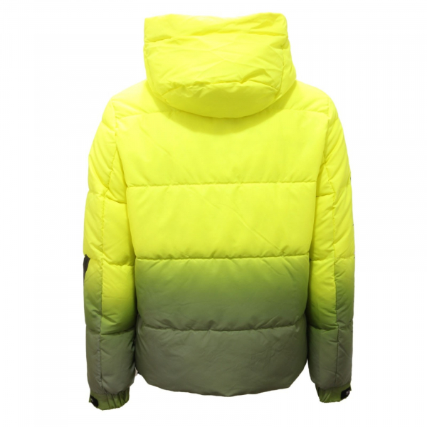 7587AI giubbotto uomo DISCLAIMER man padded jacket yellow fluo/black
