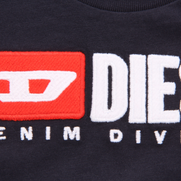 7623AP maglia bimbo DIESEL boy kid t-shirt blue
