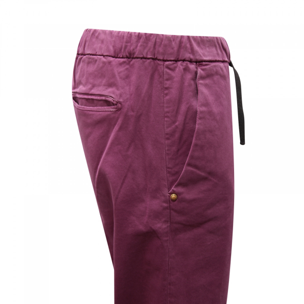 7645AU PANTALONE DONNA WHITE SAND MARILYN WOMAN TROUSERS