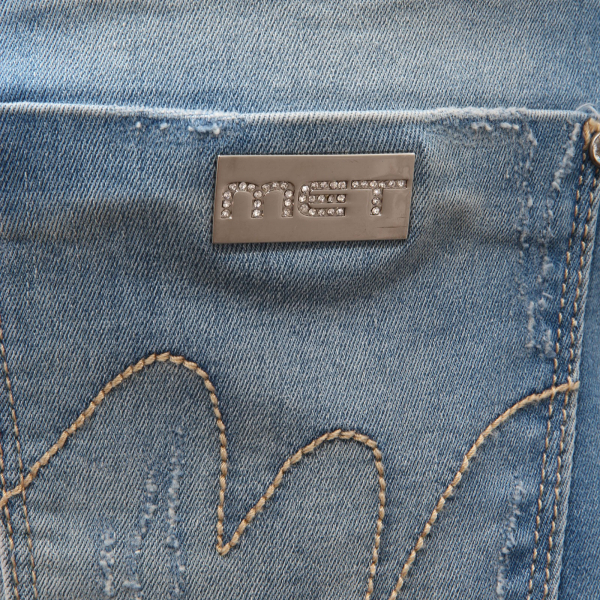 7646AC gonna bimba girl MET light blue denim skirt kid