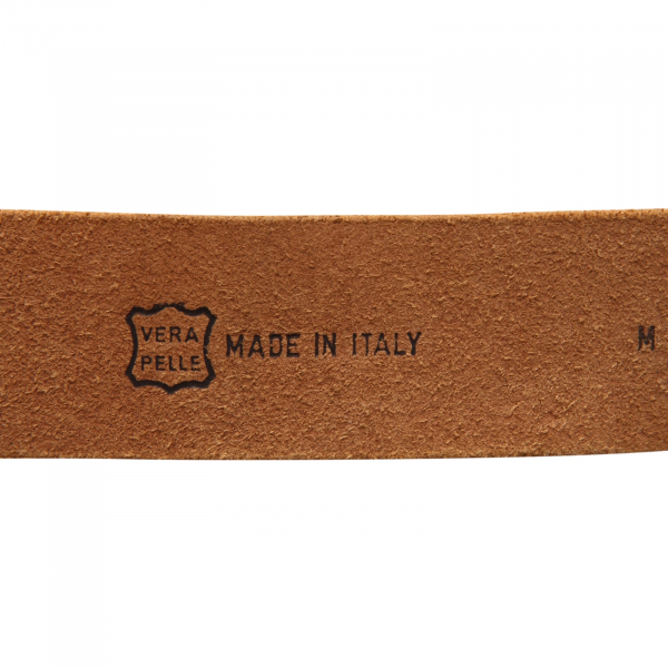 7649AZ CINTURA UOMO NO BRAND MAN LEATHER BELT