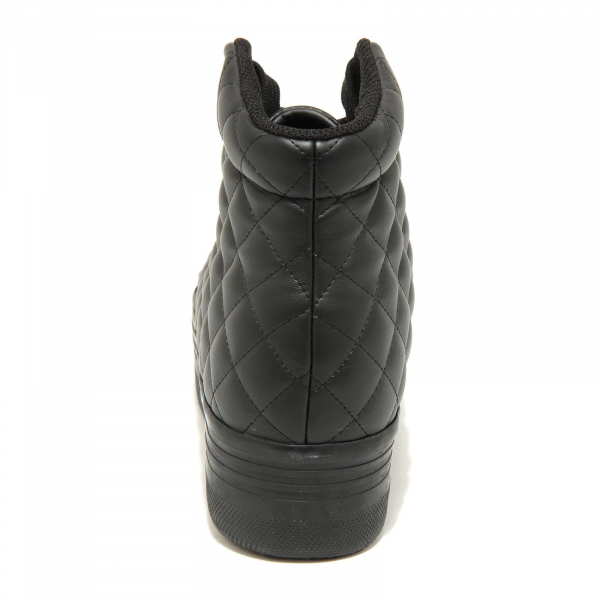 7656G sneaker donna nera JEFFREY CAMPBELL HOMG zeppa scarpa shoes women