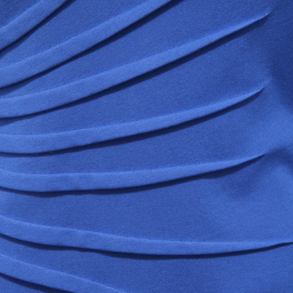 7665AB abito donna ARMANI COLLEZIONI vestito blue dress women