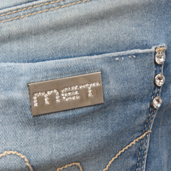 7667AC gonna bimba girl MET denim jewel skirt kid