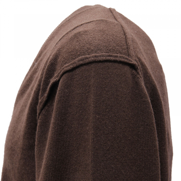 7684AI maglione uomo DOLCE&GABBANA man v-neck cashmere sweater brown