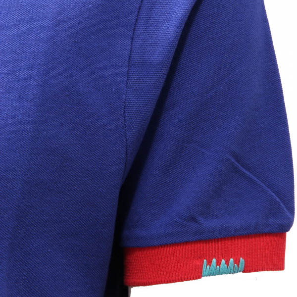 7694AF polo uomo BOB royal blue cotton polo-shirt man