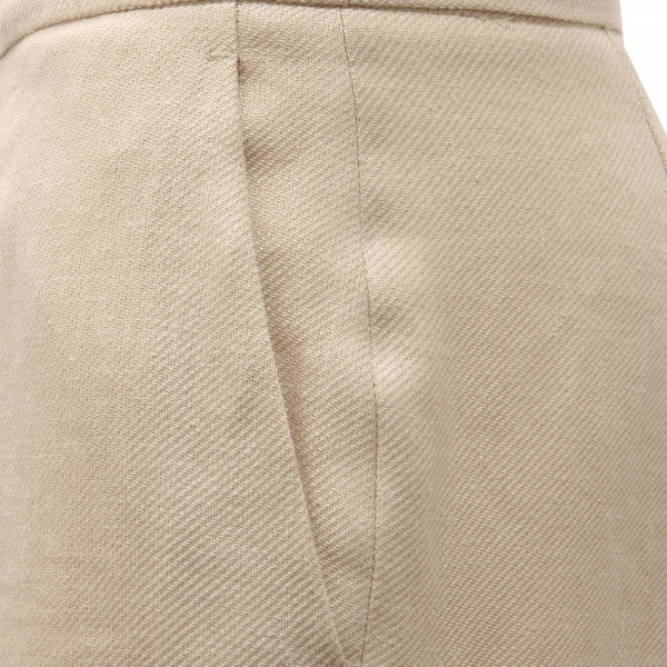 7701AE pantalone donna MAXMARA STUDIO beige linen trouser woman