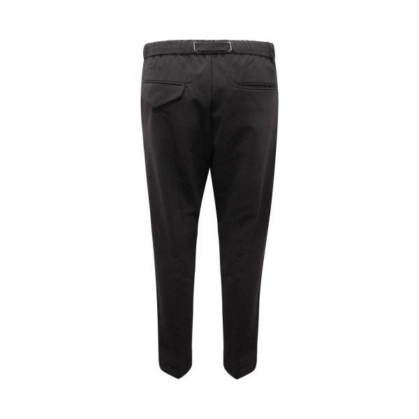 7702AU PANTALONE DONNA WHITE SAND MARILYN WOMAN TROUSERS BLACK