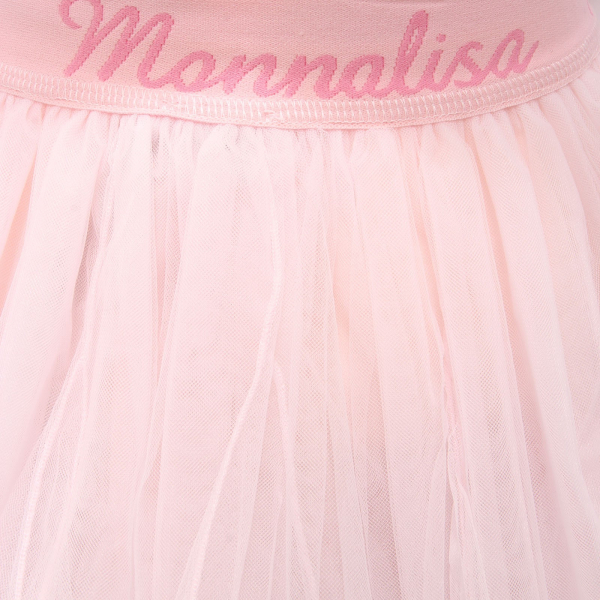 gonna bimba girl MONNALISA pink tulle skirt kid
