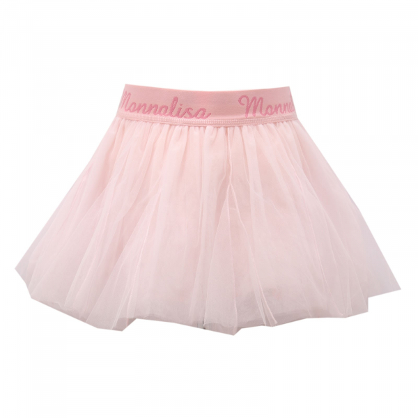 gonna bimba girl MONNALISA pink tulle skirt kid
