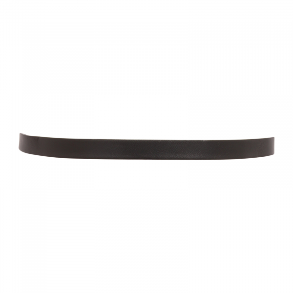 7707AZ CINTURA UOMO NO BRAND MAN LEATHER BELT BLACK