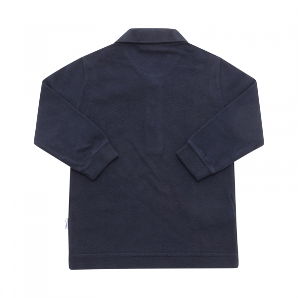 7712AP polo bimbo IL GUFO boy kids polo shirt blue