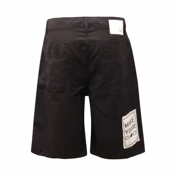 7714AQ bermuda uomo CHOISE man shorts black