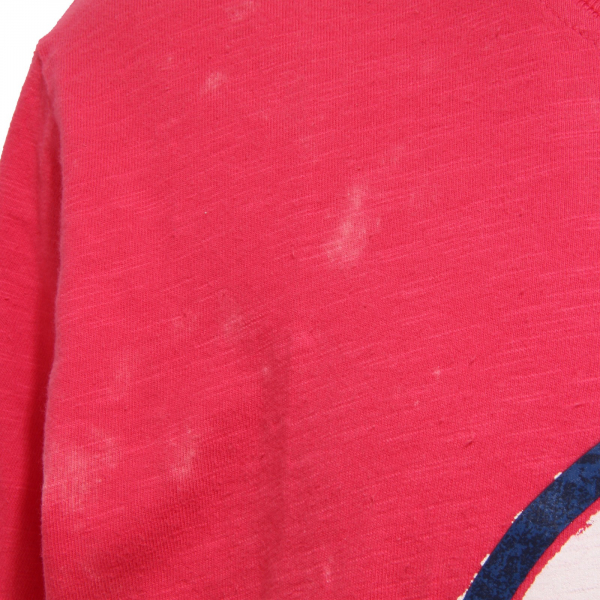 7716T maglia uomo NORTH SAILS fuxia macchiato delave' vintage effect t-shirt men