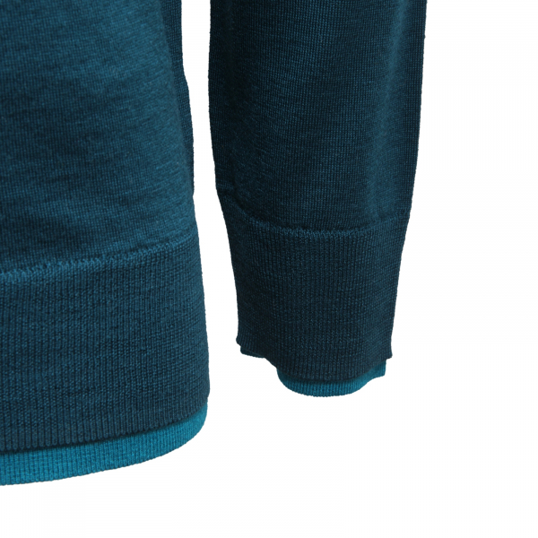 7717AV MAGLIONE UOMO PAOLO PECORA MAN WOOL SWEATER GREEN