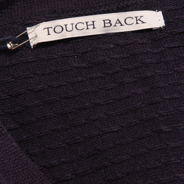 gilet uomo TOUCH BACK mix wool blue/white waistcoat man