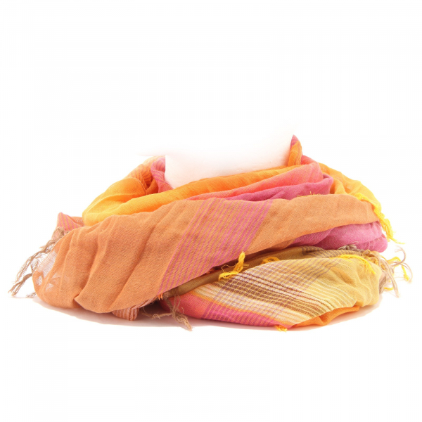 7723S sciarpa donna BISSOLI multicolor pashmina cotone scarf woman